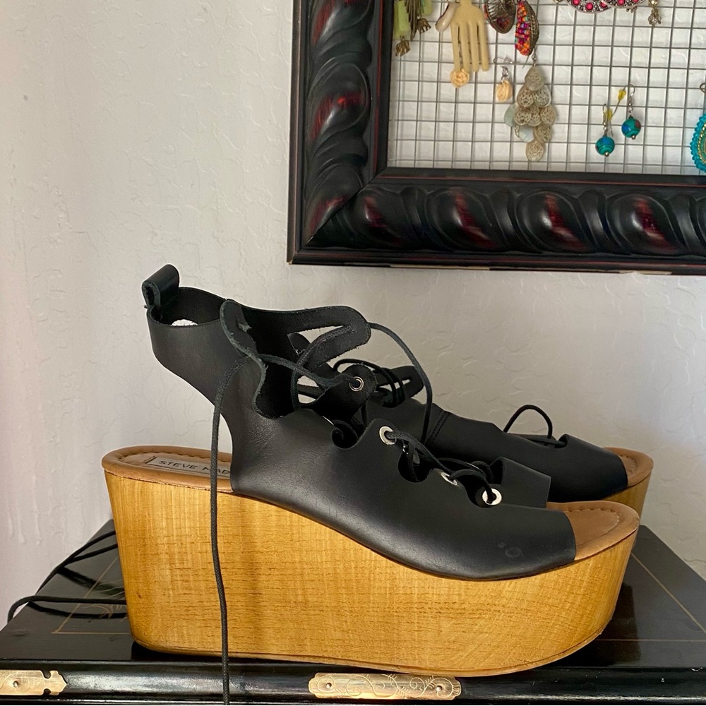Vintage Steve Madden Shoes Leather Sandal